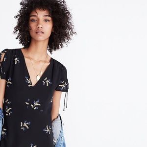 Madewell Navy Floral Dress - Size 10